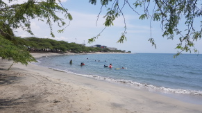 Blick zum Strand